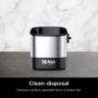 Ninja - Luxe Café Knock Box, Accessories for Espresso Machine, Non-slip Base, Holds 10 Double Shot Pucks - Silver - Image 3