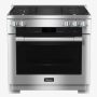 Miele - 36 in. Wide 4 Burner 5.76 cu. ft. Dual Fuel Freestanding Range - Stainless Steel - Image 1