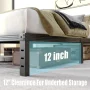 COMASACH 14 inch King Bed Frame, Easy Assembly, No Box Spring Needed, Heavy Duty Metal Platform King Size, Noise Free, Black - Image 5