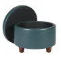 HomePop Large Leatherette Storage Ottoman, Multiple Colors - Image 5