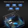 150W Car Power Inverter DC 12V to 110V AC Converter with Dual USB Charging QC3.0 + 5V 2.4A USB Car Outlet Adapter with Switch,Current LCD Screen and Cigarette Lighter Socket - Image 2
