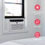 Frigidaire - 115V 10,000 BTU 450 Sq. Ft. Smart Window Air Conditioner with Remote - White - Image 4