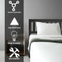 Twin Size Wood Platform Bed with Headboard - Image 5