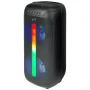 Jam Time Wireless Party Speaker with LED Light Effects and Microphone, Black - Image 3