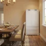Bayview Elinna 47.2” Tall Kitchen Pantry with 2 Drawers, 3 Shelves, Handleless Design, Waterproof MDF Construction - Image 6