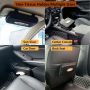 Sun Visor Tissue Holder, Zipper Napkin Holder, PU Leather Backseat Tissue Case for Car, Vehicle (Beige) - Image 5