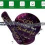Ergonomic Gel Mouse Wrist Rest Pad and Keyboard Pad Set,Anti-Slip PU Bottom Easy Typing and Relieve Wrist Pain with Cute Coaster Set (3-Quote Bible Verses Psalm 46:5) - Image 5