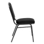 Black Vinyl Banquet Chair - Image 2