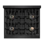 ZLINE - 30 in. Wide 4 Burner Classic Gas Cooktop with DuoPro (PCRTB-30) - Black Stainless Steel - Image 2