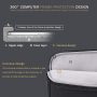 Voova 13 13.3 14 Inch Laptop Sleeve Case Compatible with MacBook Air/MacBook Pro 13 M2, MacBook Pro 14 2021 2022 M1 Pro/Max,13.5 Surface Laptop 5 4, Waterproof Computer Bag Cover with Handle, Black - Image 5