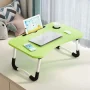 kibhous Laptop Desk Foldable Bed Tray Table Laptop Bed Stand Standing Table for Bed Sofa Couch Floor Green - Image 5