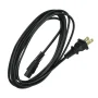 12 ft. 18/2 Light Duty Computer, Monitor, TV Replacement Cord, Black - Image 2