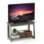 Furinno Beginning TV Stand, French Oak Grey 18041GYW - Image 1