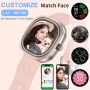 Smart Watch for Android/iOS Phones, 1.32'' 360X360 HD Full Touch Screen Smartwatch Waterproof Fitness Tracker with 24 Sports Modes Heart Rate Sleep Monitor Activity Tracker for Women (Pink) - Image 3