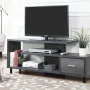 Convenience Concepts Seal II 1 Drawer 65 inch TV Stand with Shelves, Cappuccino - Image 6