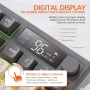 M96 Bluetooth Wireless Keyboard FREEWOLF Digital Display,RGB Backlight,2000mAh Battery & PBT Keycaps for PC/Laptop - Moon Night - Image 4