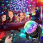 Disco Ball Light - Sound Activated DJ Party Light w/ Remote, Black - Stage, KTV Lighting - Image 2