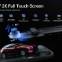 Pelsee 10" 2.5K Mirror Dash Cam, Touch Screen Front and Rear View Camera, Free 32GB Card, 24H Parking Monitor, Voice Control, Blind-Spot Monitoring Systems with GPS Antenna - Image 5