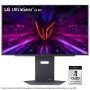 LG - UltraGear 27" OLED QHD 280Hz 0.03ms G-Sync and FreeSync Premium Pro Gaming Monitor with HDR500 (HDMI x2, DP, USB-A) - Black - Image 2