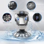 7D Cordless Shaver Hair Trimmer Men’s 5-In-1 Electric Head Shaver Razor Men Wet - Image 3