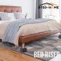 Furniture Bed Risers (4-Pack) Durable Heavy Duty Construction Bed Lifters - Image 3
