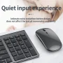 Jomaa Slim Rechargeable Bluetooth Keyboard and Mouse Set for Laptop Computer 2.4G USB Wireless Keyboard and Mouse Combo - Image 2