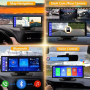 Portable Wireless Carplay With 2.5K Camera, 1080P Back Cam 9.3inches Ultra HD Android Auto Car Play Screen For Car DVR Loop Recording, Bluetooth GPS Navigation Touch Drive Screen With FM Radio System - Image 4