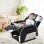 Kids Youth PU Leather Gaming Sofa Recliner with Headrest and Footrest - Image 6