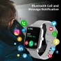 VIPLIVE Smart Watch, 1.7'' Full Touch Answer/Make Call Android Smartwatch for Women & Men Compatible with Android & iOS (Gray) - Image 3