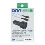onn Dual USB-C and USB-A Port 32W Car Charger with 3ft Cable, Lightning-Fast Charging, Certified for Safety - Image 6