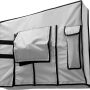 Garnetics Outdoor TV Cover 60-65 Inch Waterproof and Weatherproof TV Covers | Outdoor TV Enclosure | Smart Shield TV Screen Protector for Outside TV | Cover for Moving | TV Display Protectors - Gray - Image 6