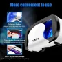 VR Headset with Controller Adjustable 3D VR Glasses Virtual Reality Headset HD Blu-ray Eye Protection Support 5~7 Inch for Phone/Android - Image 3