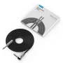New Bee Guitar cable 10 ft Electronic Instrument Bass Amplifier cable 6.35mm plug Strong Right Angle/L-shape optional compatible effect/bass/electric guitar,Black - Image 5