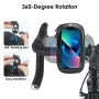 EEEkit Universal Phone Mount for Bike, Waterproof Bicycle Front Frame Handlebar Bag with Touch Screen, Phone Holder Case Compatible with iPhone 13 12 Pro 11 XS Max XR 8 Plus - Image 5