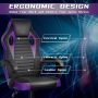 iooHug Ergonomic Gaming Chair, Computer Chair for Adults or Teens with Adjustable Armrest, Comfortable High Back Office Chair Desk Chair 400LBS, Video Game Chairs Recliner Racing Gamer Chair - Image 3