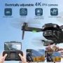 BEEPRINCESS H16 Drone with Camera for Adults 4K, Foldable Drone for Beginners with Brushless Motor, Optical Flow Positioning, with 2 Batteries and Carrying Case - Image 2
