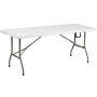 Elon 72 in. L Rectangular Granite White Plastic Top with Carrying Handle Bi-Fold Banquet Folding Table (Seats 8) - Image 6