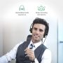 Yealink Phone Headsets for Office Phones YHS34 Lite QD to RJ9 Wired Headset for Yealink Compatible with Poly Snom Grandstream Phones Desk Landline Headset with Microphone -Dual/111g/2.1m Cable - Image 6