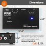 Pyle Phono Turntable Preamp Mini Electronic Audio Stereo Phonograph Preamplifier - Image 5