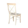 Alexa Unfinished Wood X-Back Dining Chair (Set of 2) - Image 6