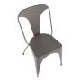 Austin Matte Grey Metal Dining Chair (Set of 2) - Image 3