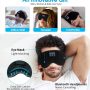 Sleep Headphones Bluetooth Headband Sleeping Headphones, ZUXNZUX Wireless Music Eye Mask Sleep Earbuds for Side Sleeper, Yoga, Insomniac, Air Travel, Meditation (Black) - Image 6