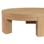 Beautiful Mod Round Coffee Table by Drew Barrymore, Warm Honey Finish - Image 6
