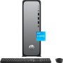 HP - OmniDesk Slim Desktop - Intel Core i3-13100 2023 - 8GB DDR5 Memory - 256GB SSD - Meteor Silver - Image 1