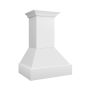 ZLINE - 30 inches - Externally Vented - Wall Range Hood - Rustic Bright White Finish - Image 2