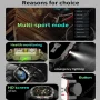 Original Men Smartwatch Flashlight Bluetooth Call Fitness Clock IP68 Waterproof Sports Men for Android IOS Smart Watch 2025 New - Khaki WhMilan - Image 2