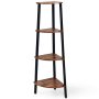 4-Tier Multipurpose Corner Shelf Bookcase - Image 3