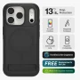 ZAGG - Sedona Snap Case with Kickstand for Apple iPhone 17 Pro - Pitch Black - Image 2