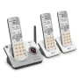 AT&T EL52319 Expandable Cordless Phone with Unsurpassed Range, Answering System and Caller ID, 3 Handsets, White/Silver - Image 4