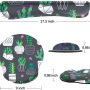 Keyboard Wrist Rest Pad and Mouse Pads with Wrist Rest Support Memory Foam Ergonomic Mouse Pad Set Easy Typing for Home & Office Computers,Laptop,Gaming-Plant Cactus - Image 2